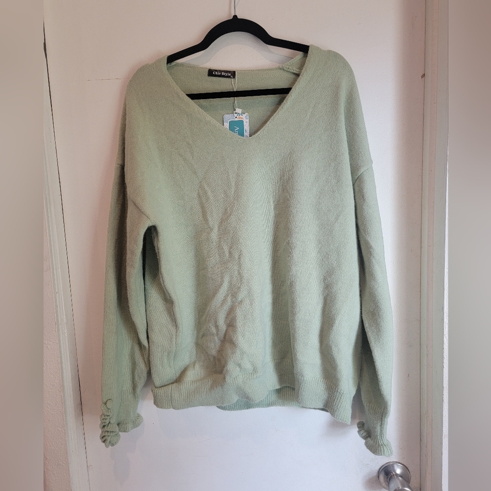 Light Green Sweater